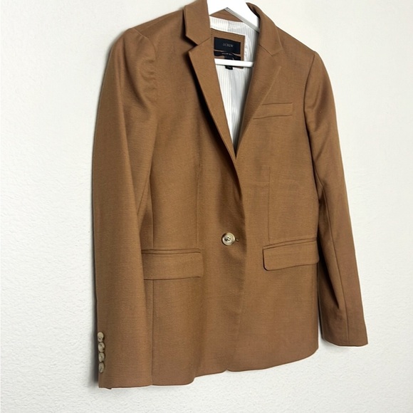 JCrew Wool Blend Camel Regent Blazer - Picture 4 of 8